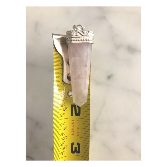 rose quartz point pendant *host pick ❤️ - Picture 3 of 3